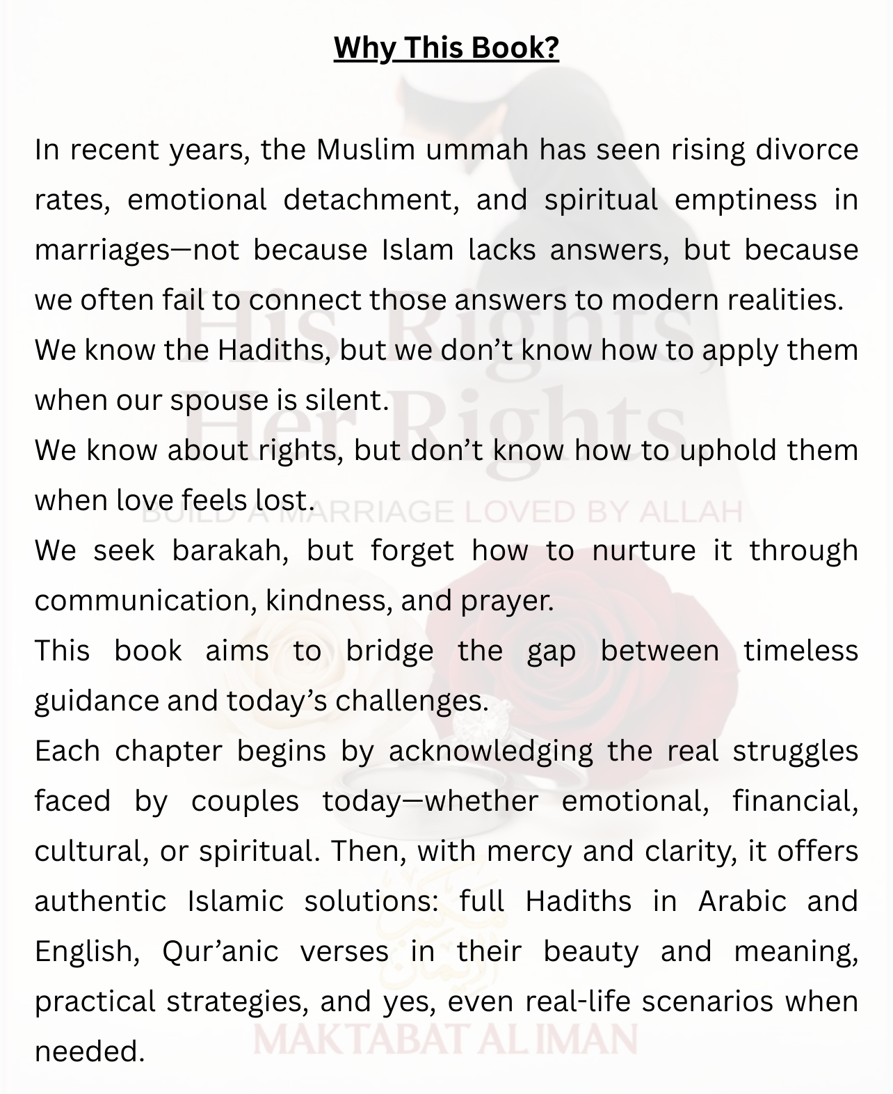 His Rights, Her Rights - Build A Marriage Loved By Allah (E-book)