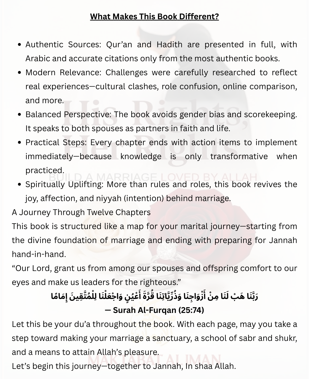 His Rights, Her Rights - Build A Marriage Loved By Allah (E-book)