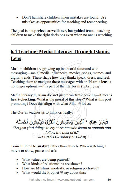 Beyond Screens and Schools - A Muslim Parent's Guide for Today (E-book)